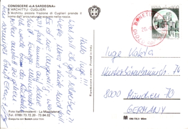 Cuglieri - I 1993 95 004 ●
